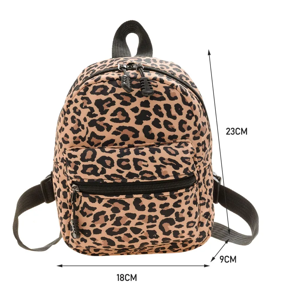 sac à dos vintage pour femme, motif animalier imprimé, sac à dos décontracté pour jeunes filles, grand sac à main de voyage quotidien, style preppy