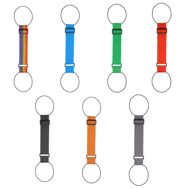 sangles de connecteur de bagages réglables et solides, multi-usage, nouvelles valises 2026 sangles de voyage arc-en-ciel imperméables