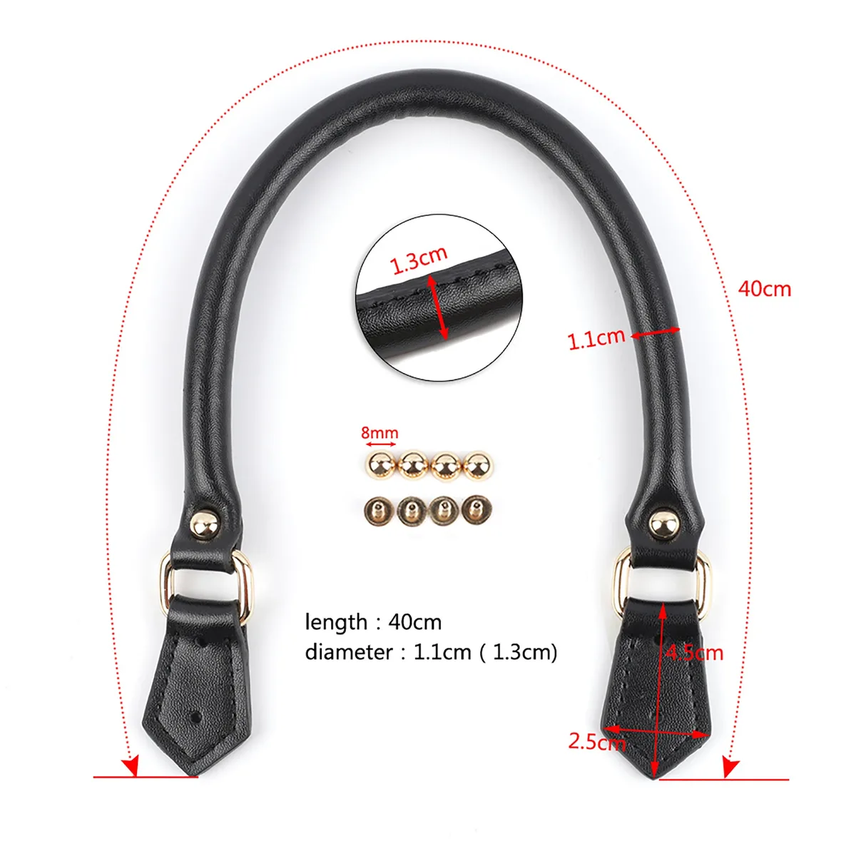 kit d'accessoires pour la fabrication de sacs à main en cuir pour femmes, accessoires diy faits à la main en tpu pour sacs fourre-tout transparents de grande capacité
