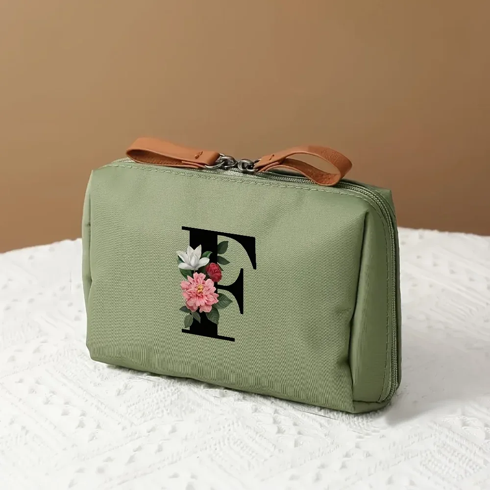sac de rangement multifonctionnel 1 pièce, trousse de maquillage à la mode pour femmes, trousse de toilette de voyage portable adaptée aux voyages d'affaires et aux voyages