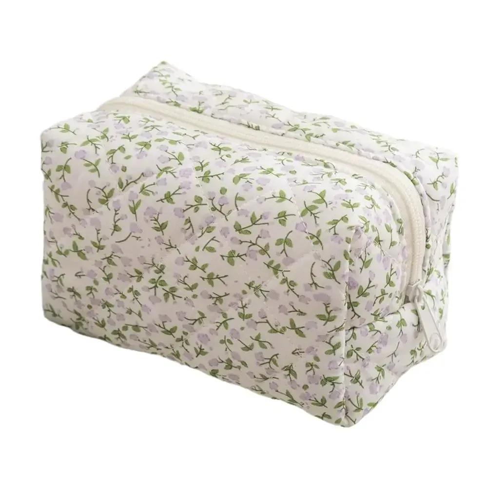 trousse de maquillage de voyage florale pour femmes, pochette de rangement pour articles de toilette de grande capacité, étui à cosmétiques souple b8h9