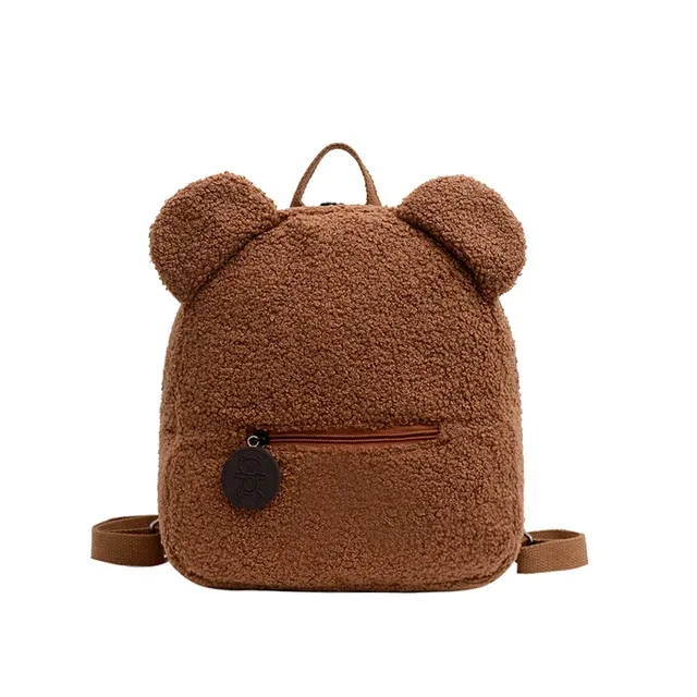 sac à dos ours en peluche avec nom brodé, sacs à bandoulière d'extérieur pour enfants, sacs cadeaux personnalisés pour enfants, automne et hiver