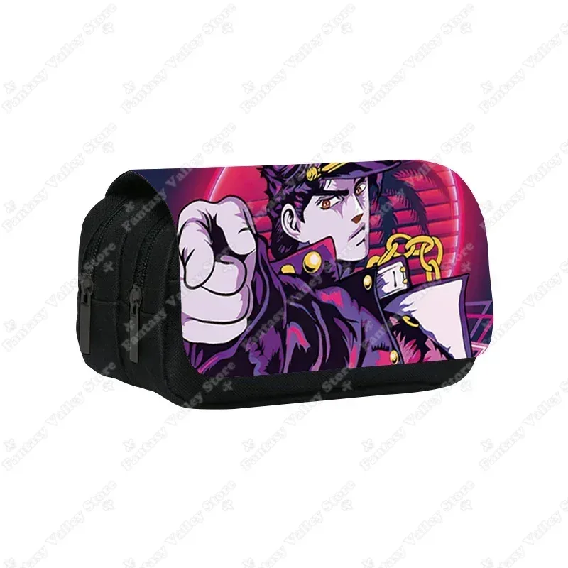 trousse à cosmétiques kujo kira yoshikage pour femmes, trousse à crayons, boîte à crayons scolaire, anime jojo ives arre adventure, killer calls een
