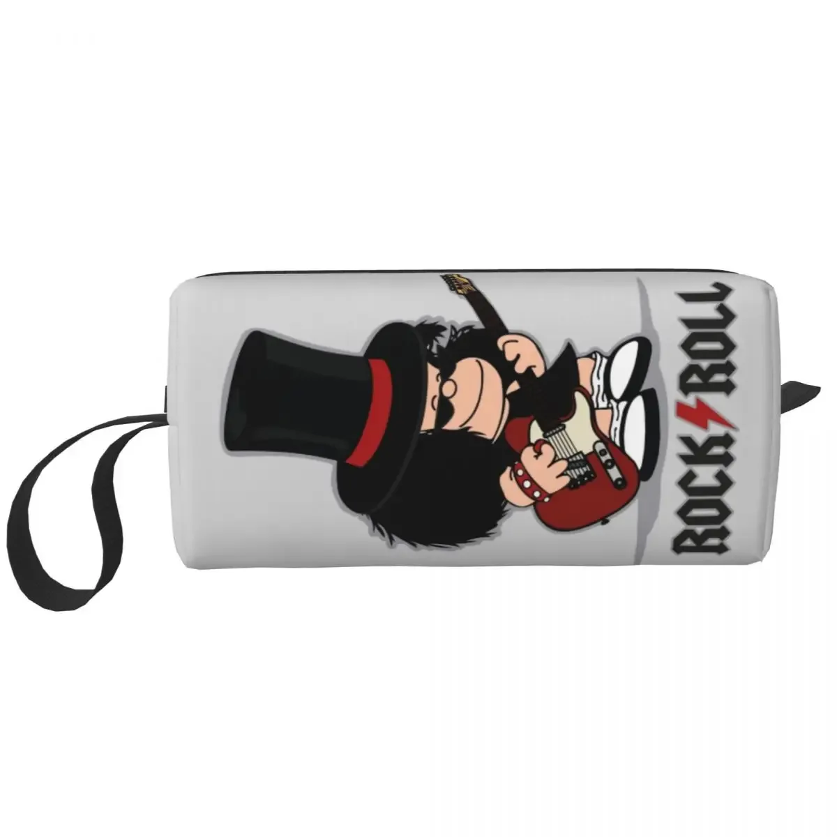 sac de maquillage personnalisé mafalda ballon coeur femmes voyage organisateur cosmétique mode quino manga dessin animé stockage trousses de toilette