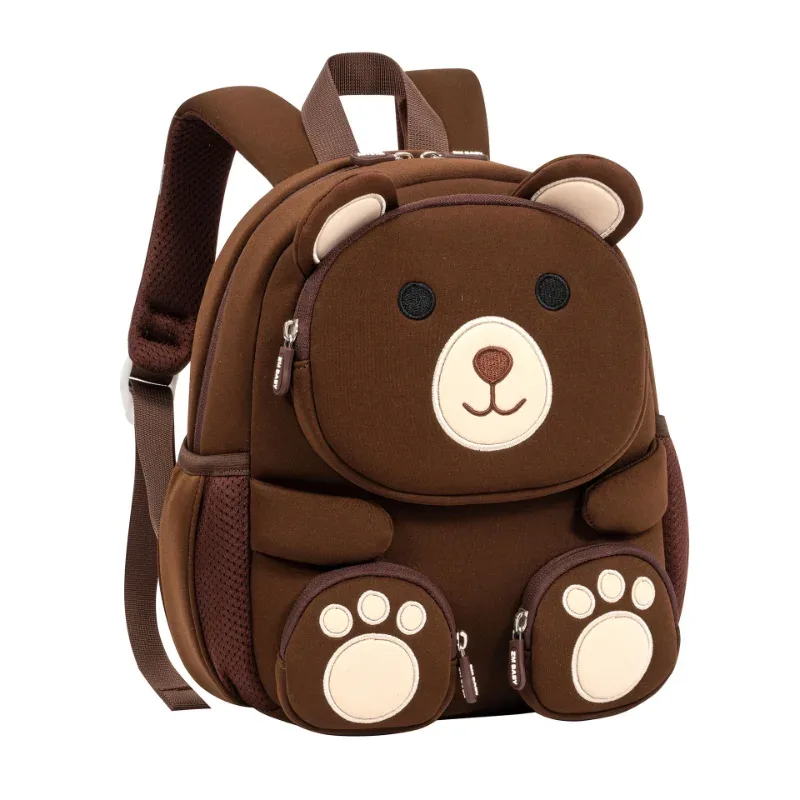 sac à dos enfant 3d en forme d'ours pour garçons et filles, mignon, pour activités de plein air, rangement de collations et jouets, sac à dos léger pour la maternelle