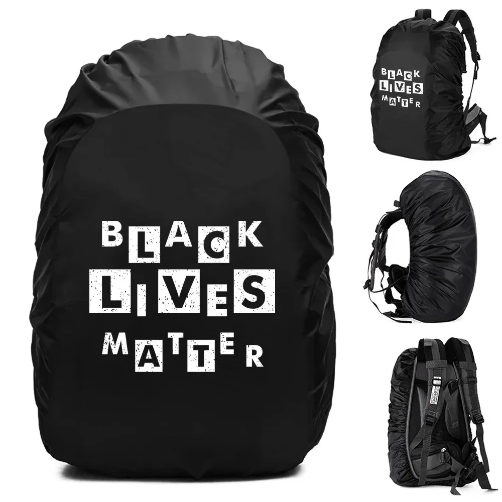 housse de pluie pour sac à dos, 20-70l, pour camping en plein air, randonnée, alpinisme, anti-poussière, imperméable, motif de phrase