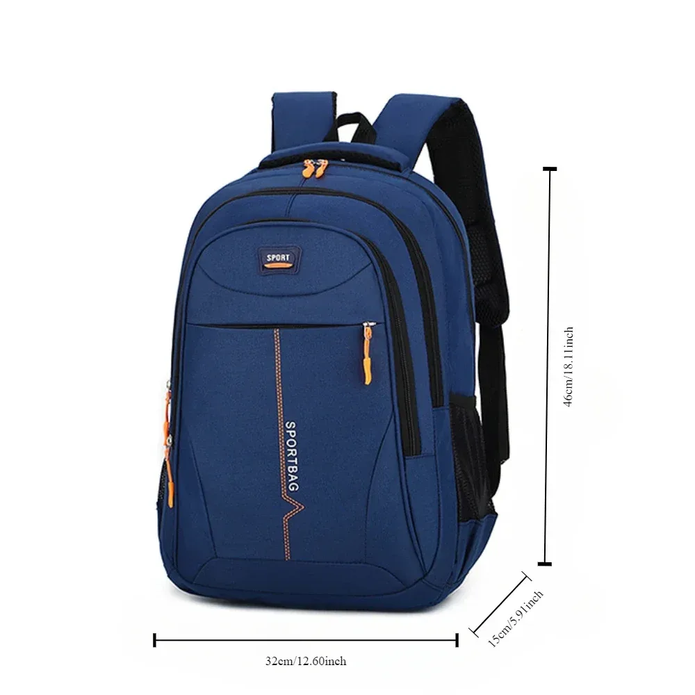 sacs d'école 14 pouces sacs à dos pour ordinateur portable imperméable en nylon 29l sac à bandoulière décontracté voyage adolescent hommes sac à dos mochila рюкзак