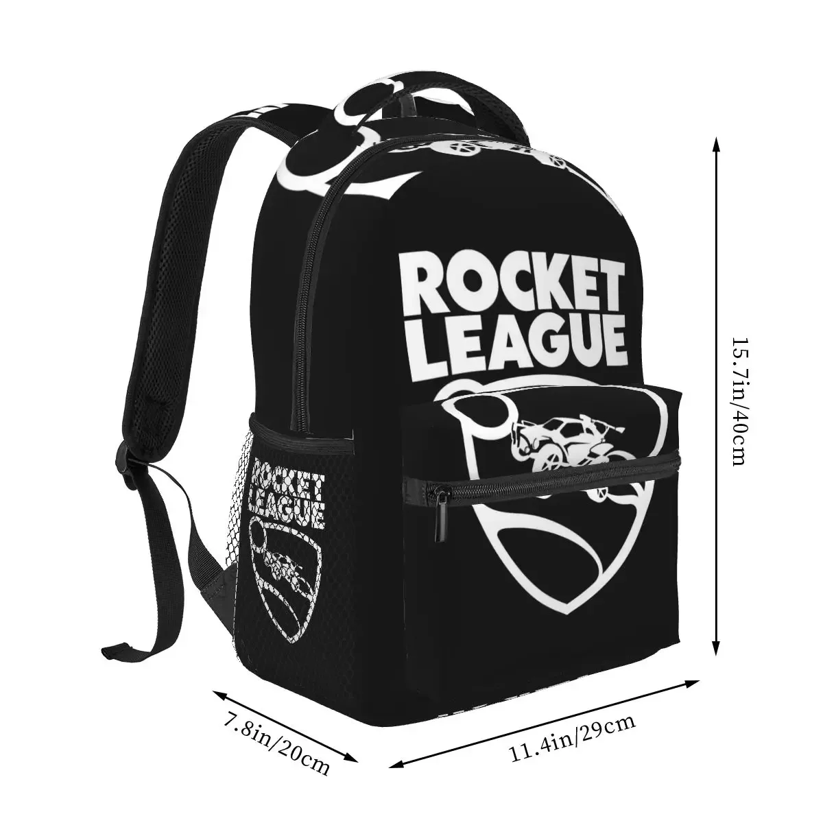 sacs à dos rocket league pour garçons et filles, sacs d'école pour enfants, sac à dos pour ordinateur portable, sac à bandoulière de grande capacité