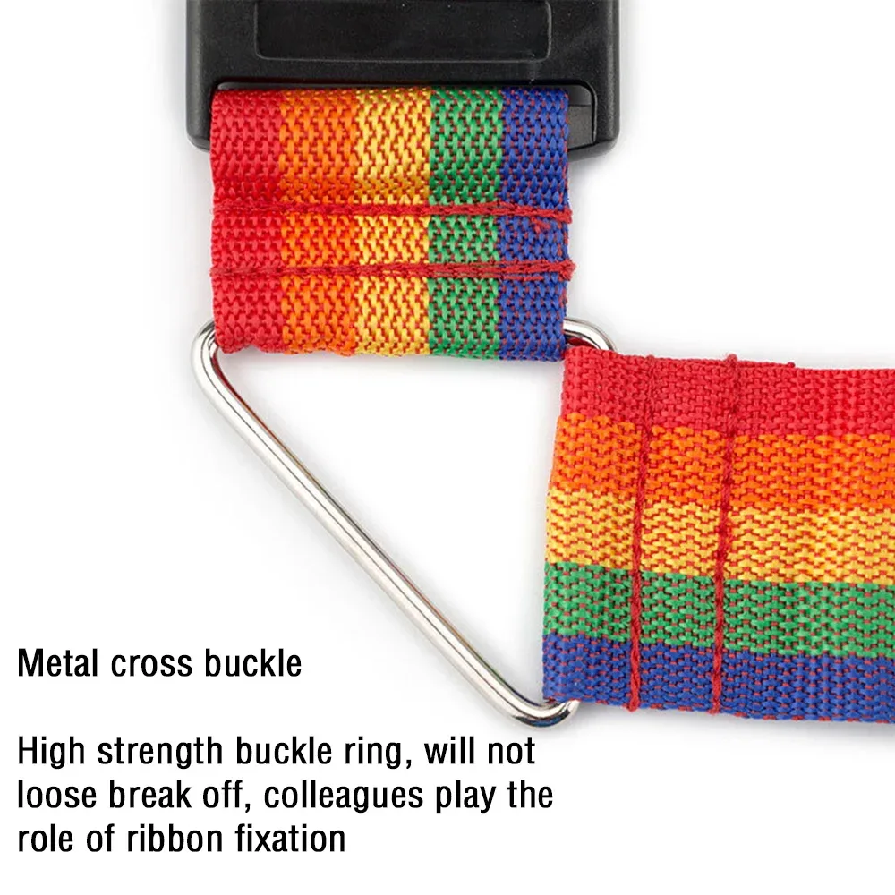 adjustable 420cm luggage strap travel accessories cross belt packing suitcase nylon 3 digits password lock buckle strap belt tag