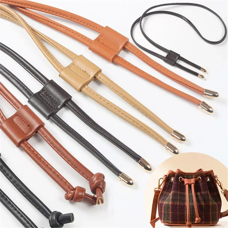 sangle de sac en cuir pu pour femme, bricolage, remplacement, proximité, ulà cordon, sac à dos, faisceau, poche, sac à main, accessoires, nouveau, 0.8cm mince, 120cm, e27