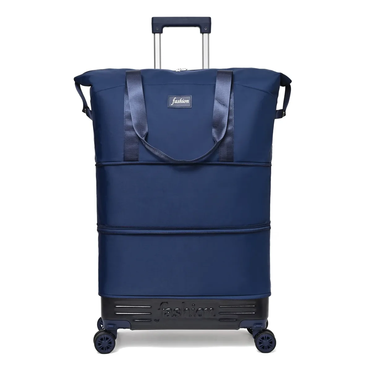 sac de voyage imperméable et tendance avec poignée et roulettes universelles, design compact et simple, sac en toile pour hommes et femmes