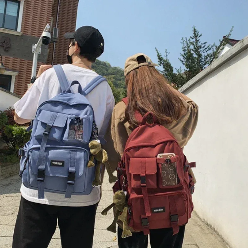 sac à dos multifonctionnel pour ordinateur portable adolescent, sac d'école en toile cool pour femmes, sacs à dos d'étudiant de haute qualité, cartable à la mode pour garçons et filles