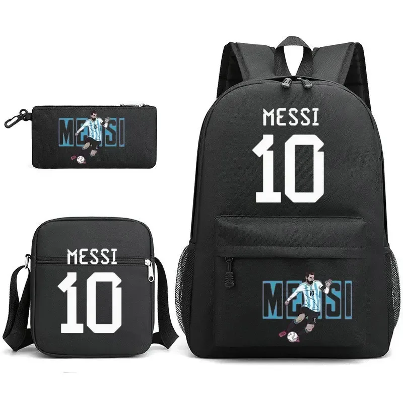 sac à dos messi léger et décontracté, grande capacité, pour femmes, hommes, étudiants, trousse à crayons, sacs à bandoulière, ensembles