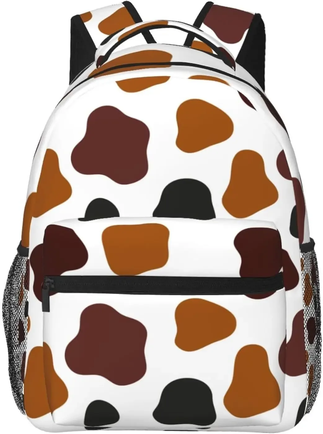 sac à dos imprimé vache violette, sacs pour ordinateur portable de grande capacité, sac de voyage de travail, accessoires college vache violette