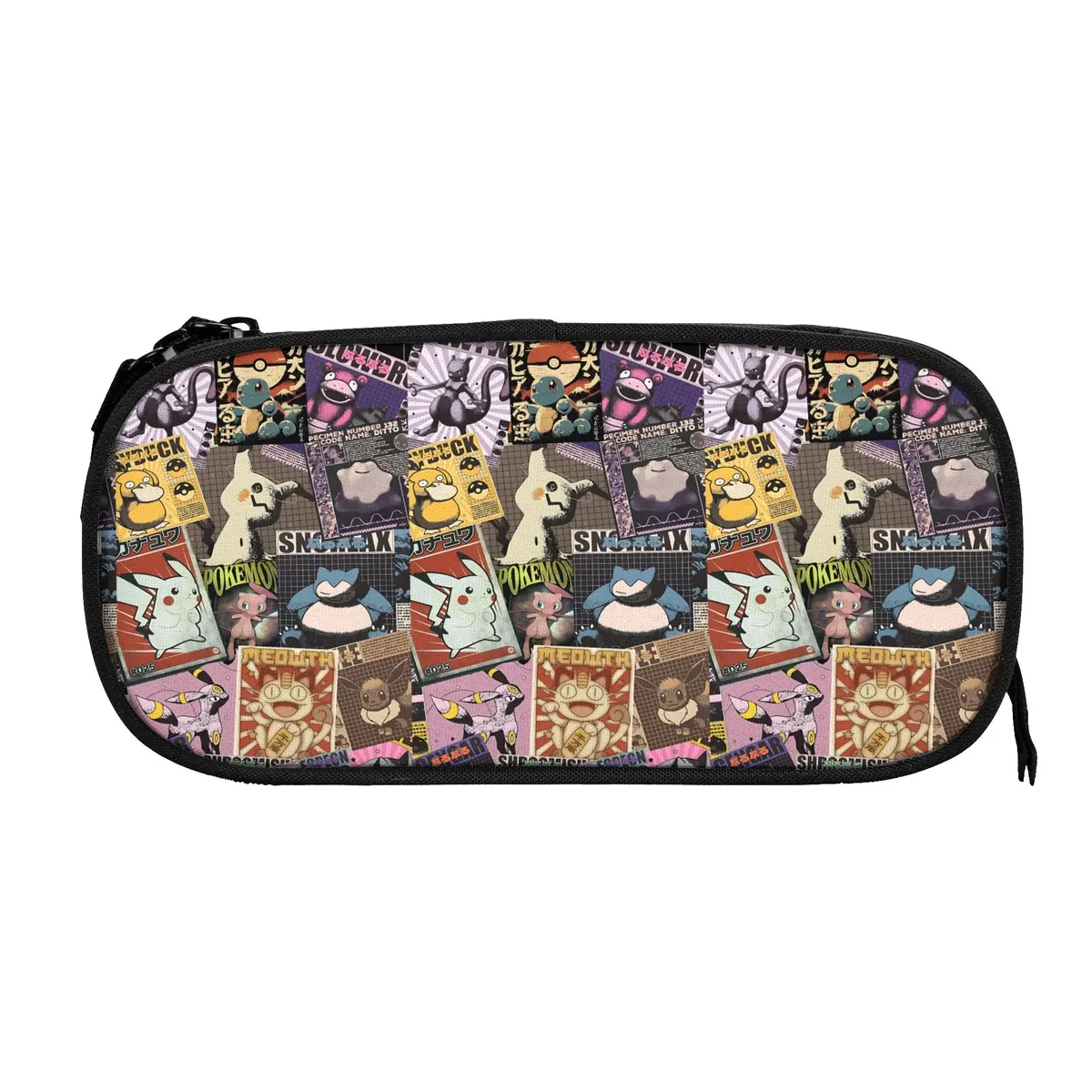 sacs personnalisés à grande capacité mimikyu pokémon halloween pour enfants, trousse scolaire pour garçons et filles.