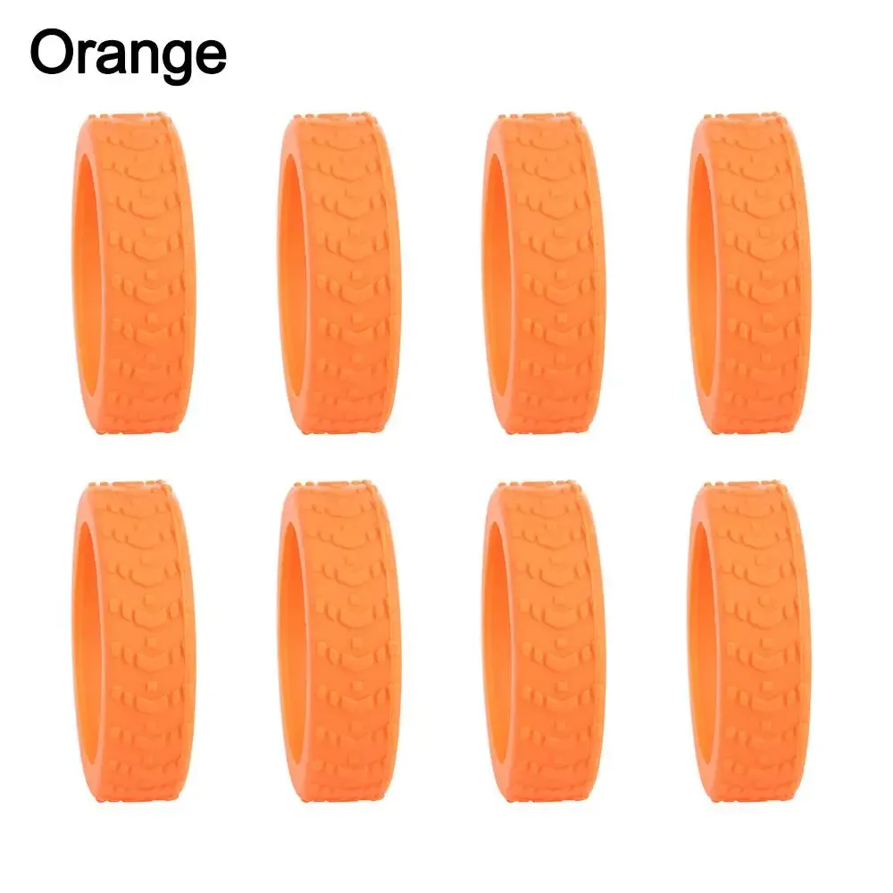 8 pièces bagages de voyage roulettes chaussures valise en silicone roues housse de protection réduire le bruit boîtier de chariot roulettes couverture