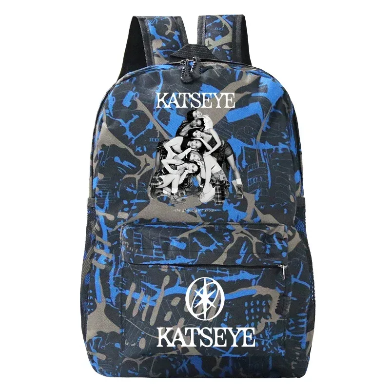 sacs d'école imprimés katseye, sac à dos léger pour enfants, cartable pour élèves du primaire, filles et garçons, sacs de voyage en plein air, mochila, cadeau