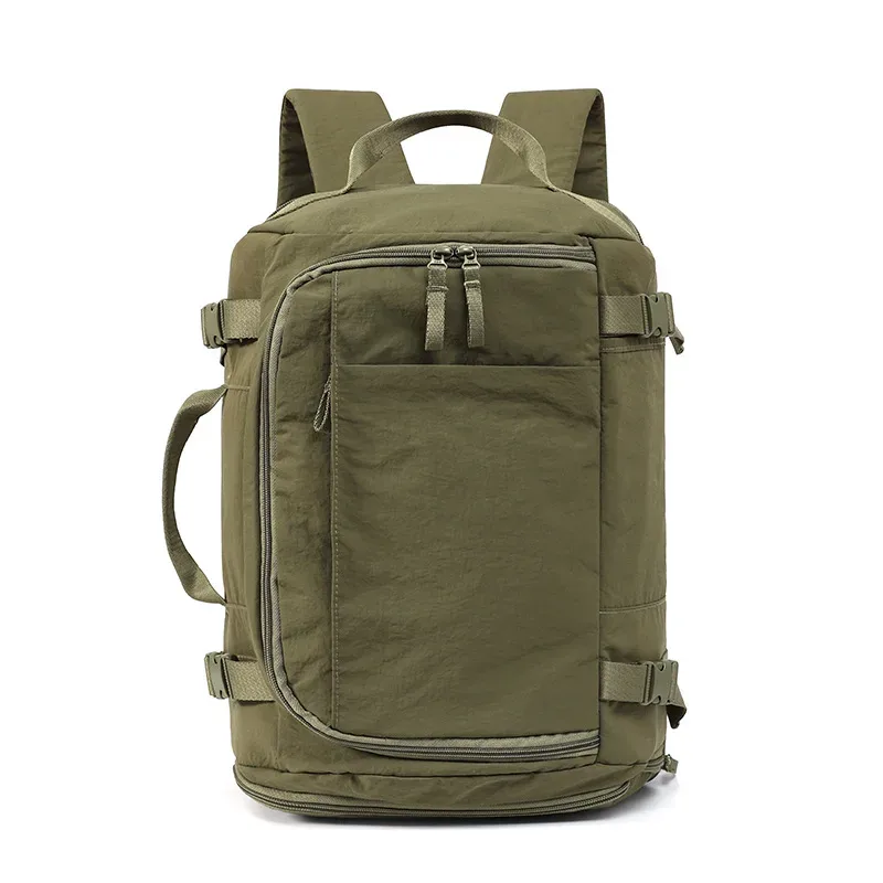 sac à dos de voyage léger en nylon imperméable, grand compartiment extensible pour chaussures, sac à dos de randonnée et d'alpinisme, sac pour ordinateur portable pour voyages d'affaires
