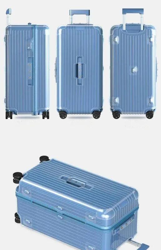 juste de protection rimowa essential trunk plus, housse de bagage transparente, applicable à rimowa, 31/33"