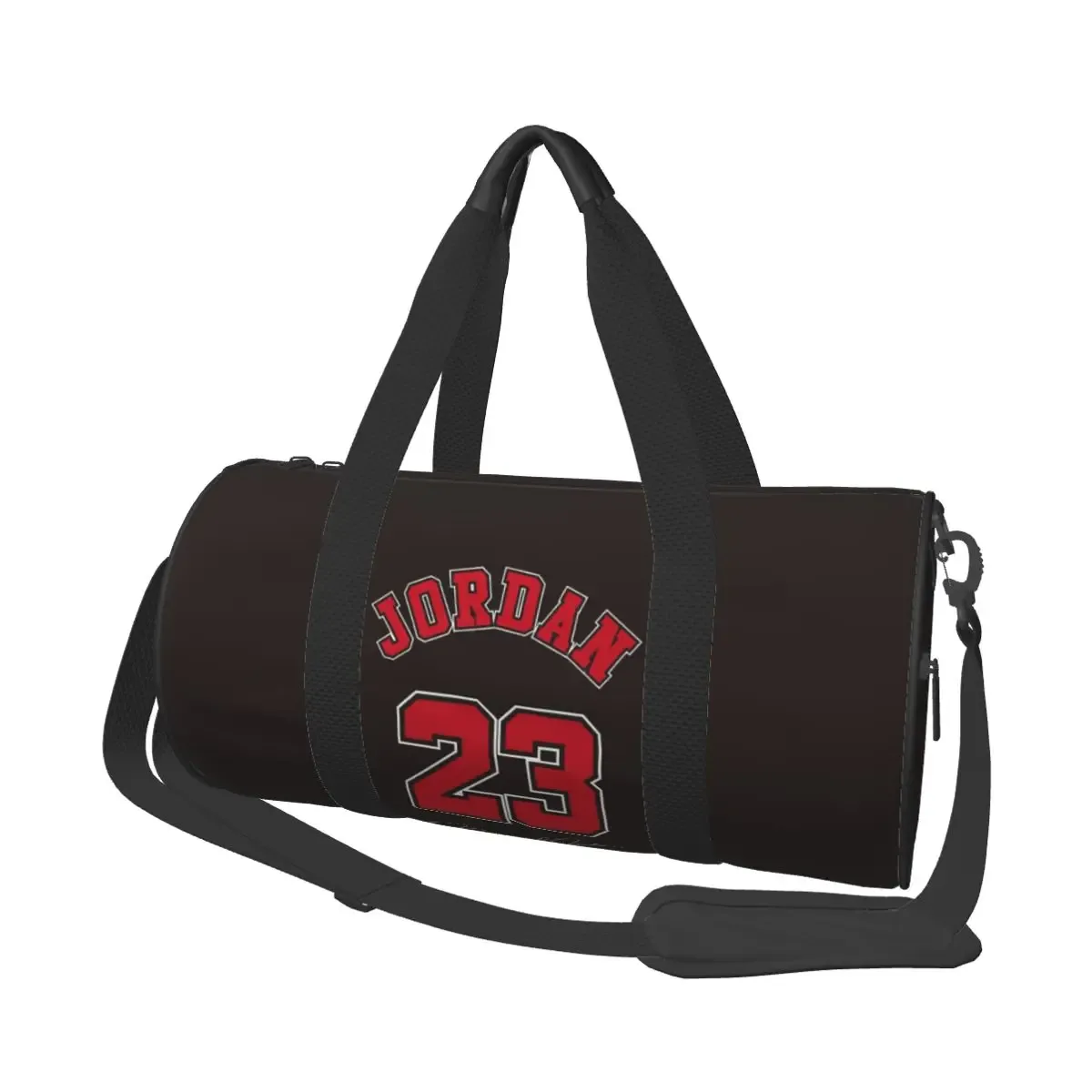 m-jordan 23 sac de voyage rond de grande capacité pour homme et femme, bagage à main de grande capacité, sac de sport et de fitness, sac de voyage