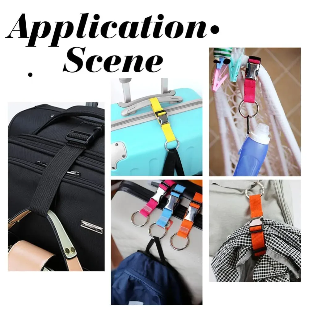 sangles de bagages réglables, en nylon durable, pour sac de valise, pendentif de voyage