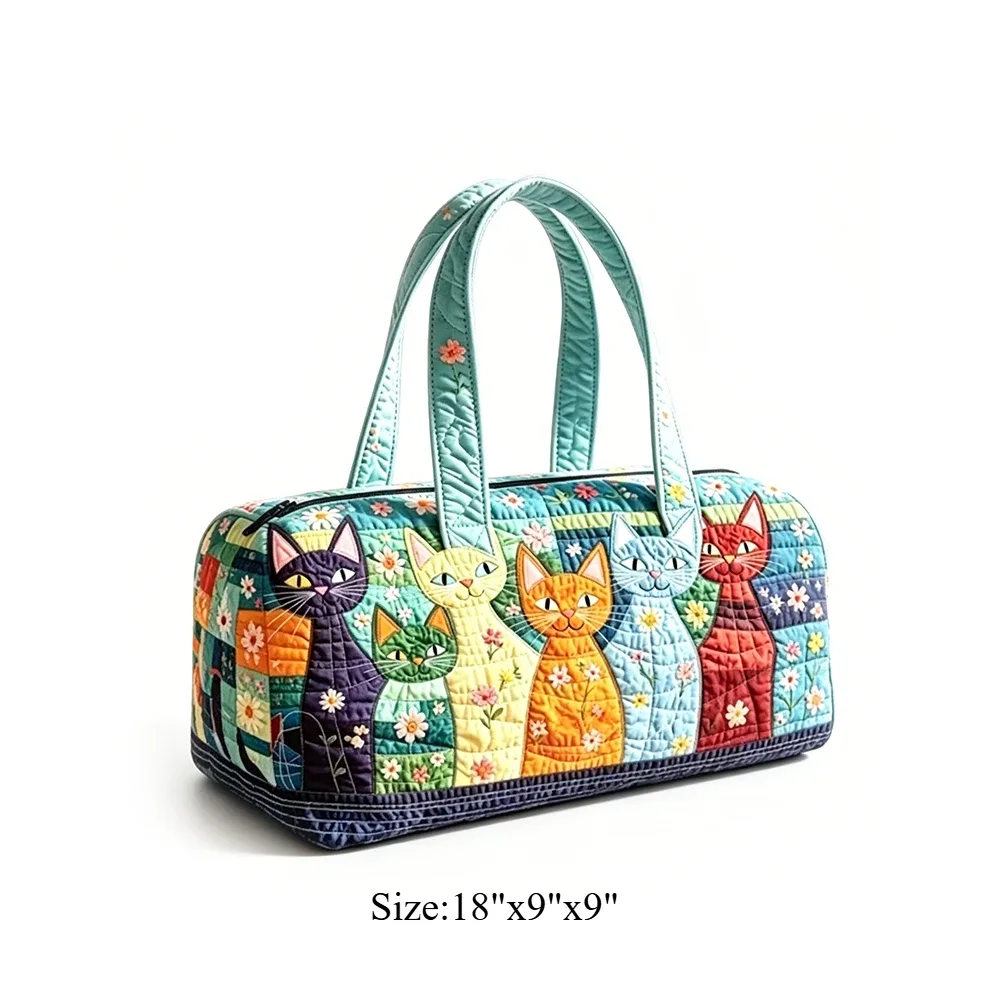 sac de voyage matelassé rose flamant rose, sac de voyage pour vacances d'été tropicales, bagage à main, sac de plage, de sport, avec un animal mignon