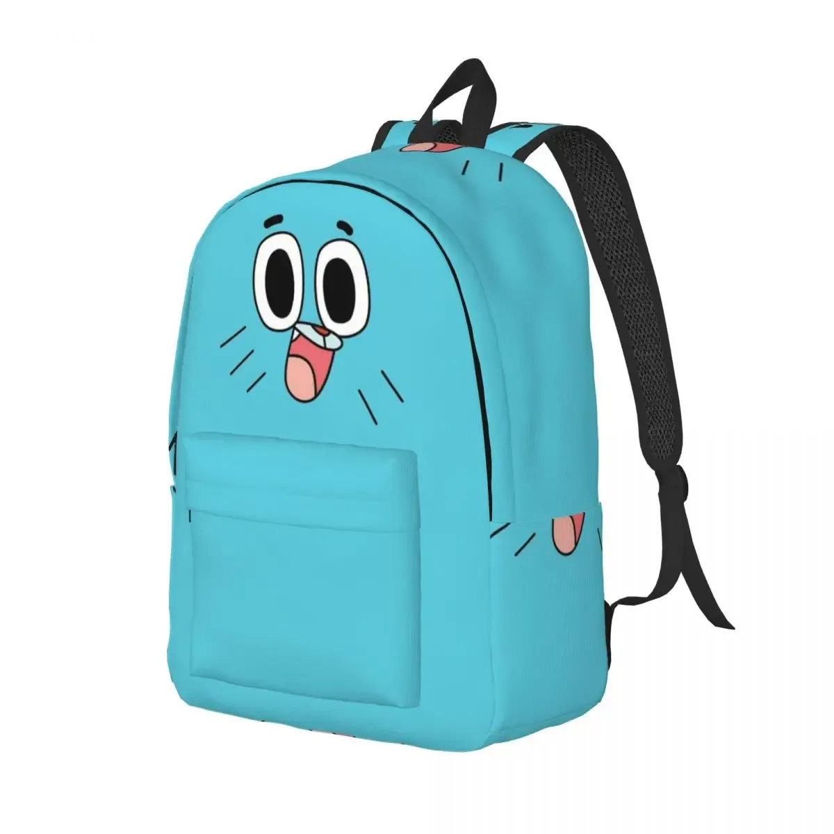 sac à dos de dessin animé gum ball watterson pour garçons et filles, sac d'école pour étudiants, sac à dos en toile the amazing world of canvas, sac de voyage pour la maternelle