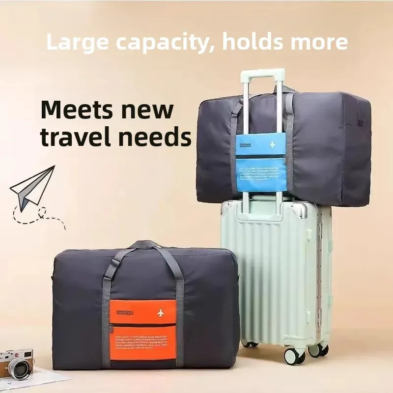 sac de voyage pliable grande capacité pour femme, sac à main, sac de livraison, sac de rangement pour voyage, en tissu oxford, multi-usage