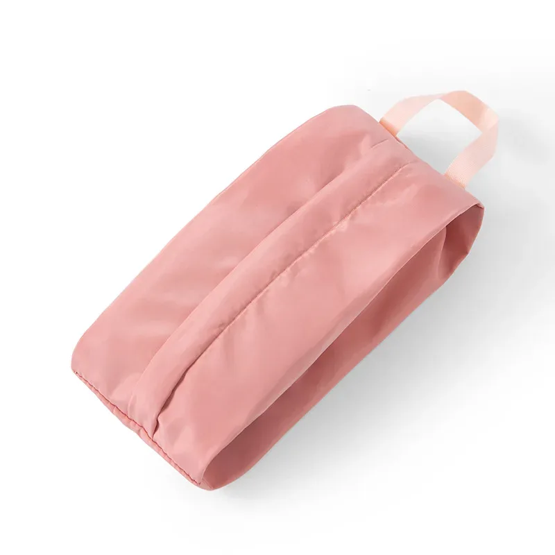 sacs de rangement de chaussures imperméables en nylon, portables, colorés, fermeture à glissière, hommes et femmes, voyage ou organisation d'articles familiaux, 2 paquets