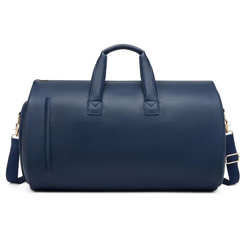 sac de rangement personnalisé en cuir pu pliable, grande capacité, pour voyage d'affaires