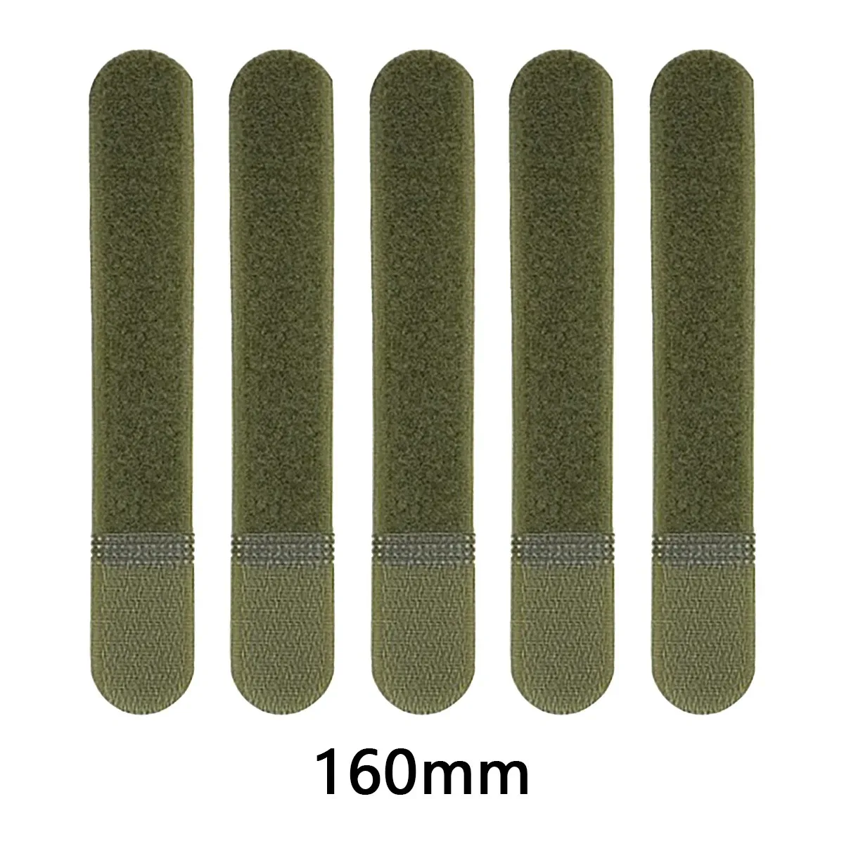 sangles d'attache de câble en nylon réutilisables, avec attache à boucle à crochet, pour organisateur de sac à dos, poignée de cordon, boucle d'emballage, fixation de sangle