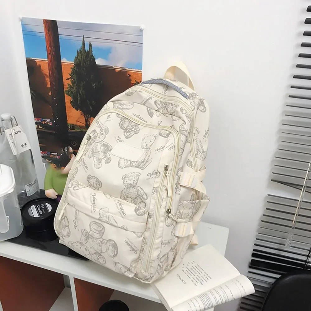 sac à dos mignon de grande capacité en nylon ultra-léger pour étudiants