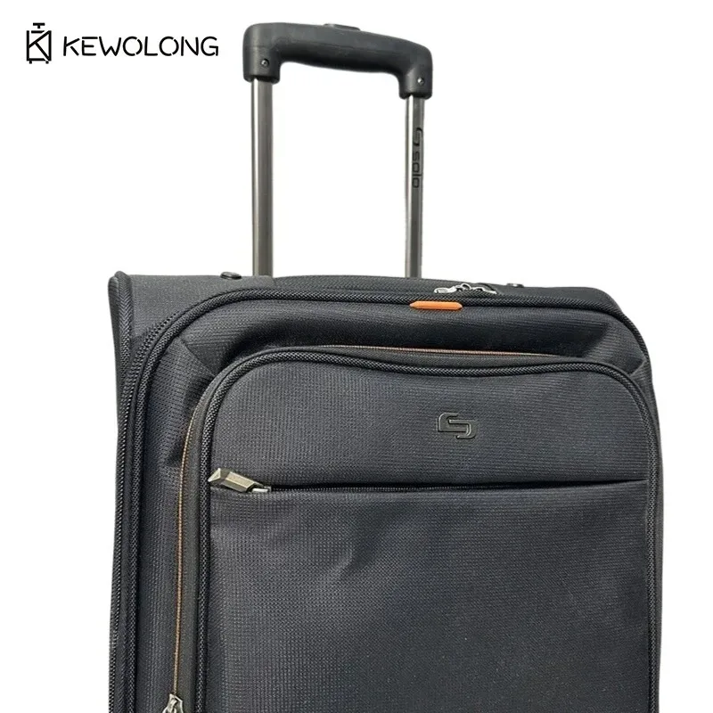 bagage à main d'affaires 18 pouces, valise professionnelle résistante à l'eau, sac de cabine léger pour les vo