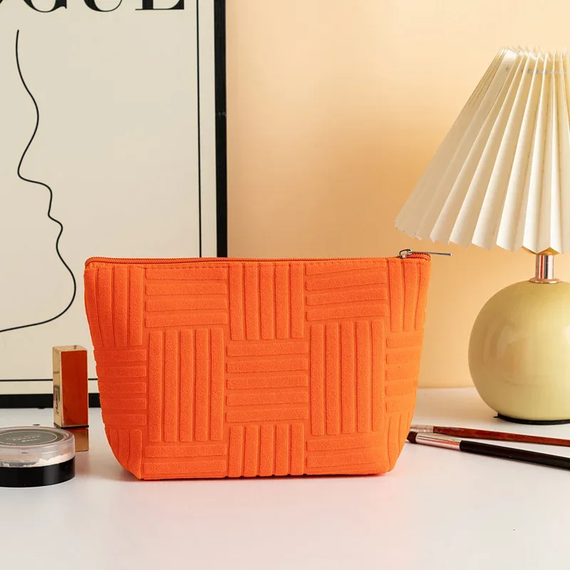 sac de maquillage en forme de seau, grande capacité, portable, pour voyage et maison, sac de rangement pour cosmétiques
