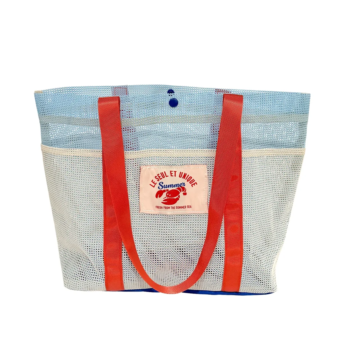 sac de plage en maille pour femmes, sac de piscine à séchage rapide de grande capacité, sac de voyage léger pour l'été