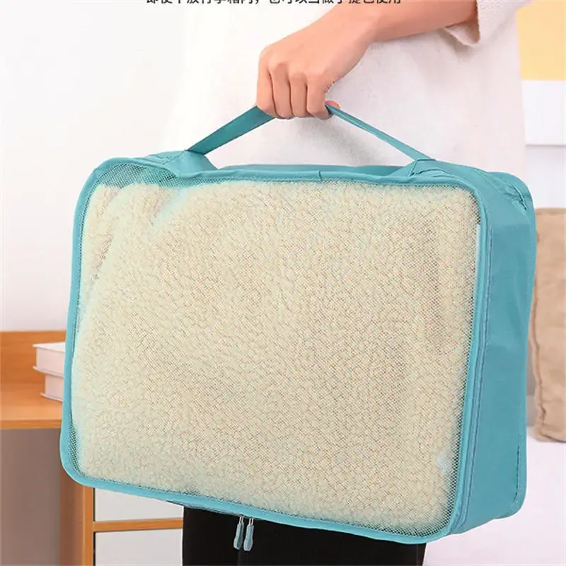 sac de rangement de voyage compressible et étanche, organisateur de bagages portable, pochette pour valise, pour l'organisation des vêtements et des articles de toilette, 1/3 pièces