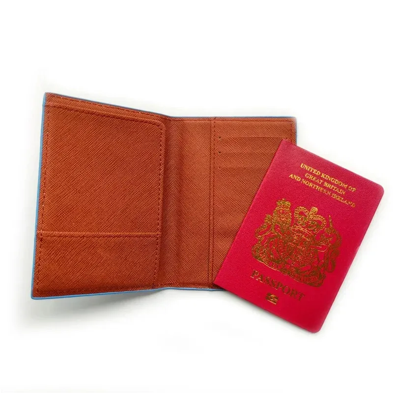 couverture de passeport en cuir pu, design animal mignon, multifonction, étui d'évaluation de carte de crédit, porte-passeport de voyage