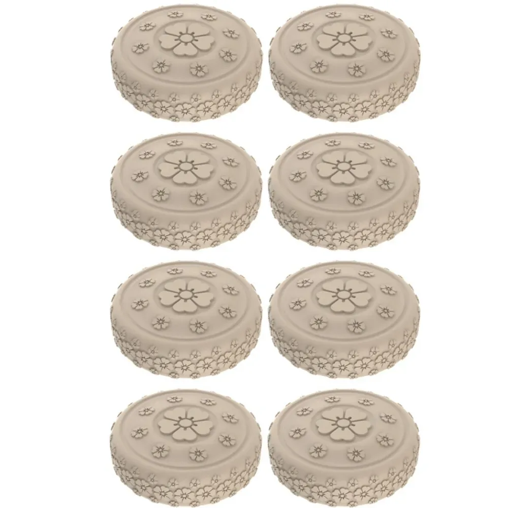 housse de protection antidérapante pour roues de bagages en silicone, 8 pièces, réduit le bruit, valises, anneaux de protection des roues, réduit l'usure des roues