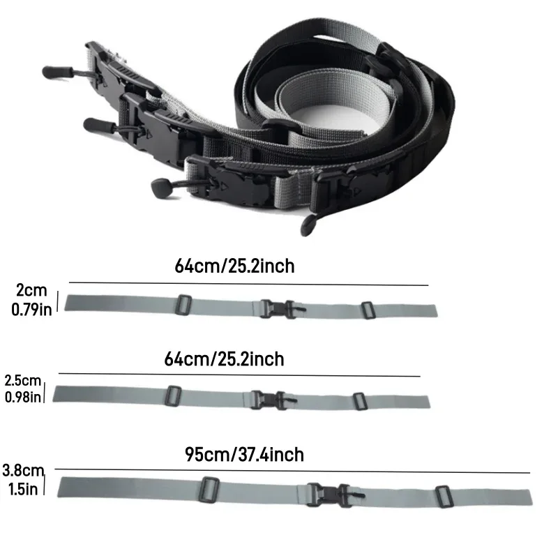 sangle magnétique pour sac à dos, sangle de poitrine détachable facilement, sangle d'épaule réglable, accessoires de sangle pour sac tactique de camping en plein air