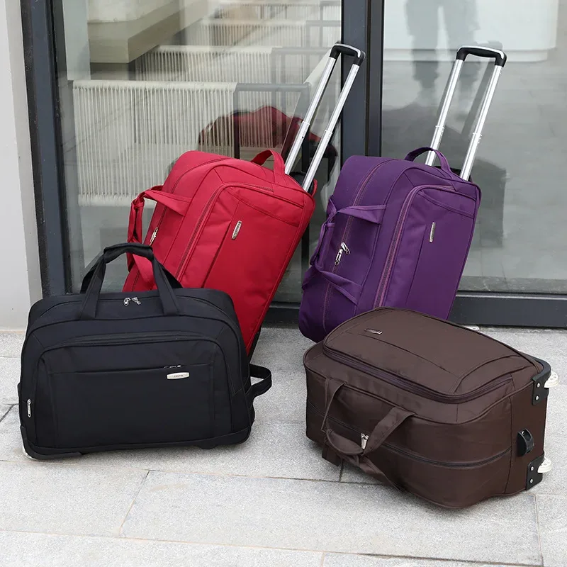 bagages de voyage oxford, valise à roulettes étanche, grande capacité, valise à roulettes, bagages à main