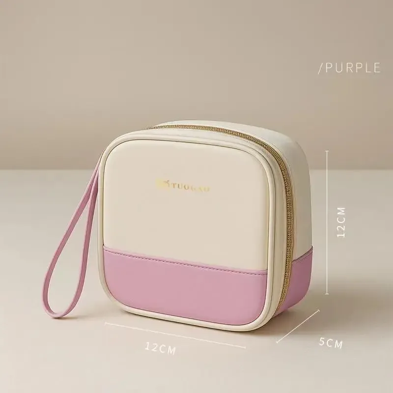 sac à cosmétiques de voyage, mini sac de rangement de rouge à lèvres cosmétique étanche portable, pochette multifonctionnelle