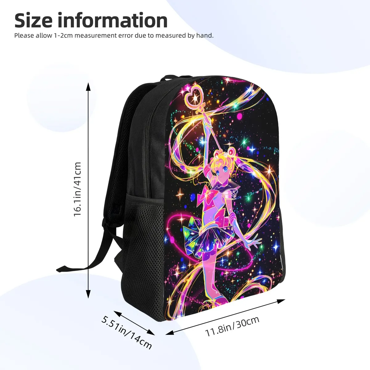 sac à dos scolaire 1 pièce pour l'année scolaire nouvelle, motif pretty guardian sailor moon, pour lycéens