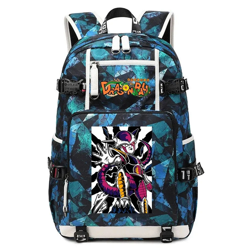 sac à dos d'école imprimé dragon ball z, sac à dos de voyage de grande capacité pour enfants et adolescents