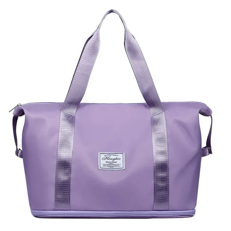 grand sac à main extensible pour femmes, sac à bandoulière de voyage, sacs de rangement ultralégers de grande capacité, fourre-tout de voyage d'affaires, bourse d'excursion pour dames