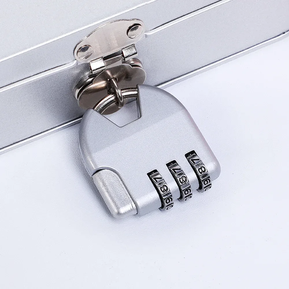 cadenas en alliage combiné pour bagages, utilisé sur les sacs à fermeture éclair, les sacs à dos, les sacs à main, les tiroirs et les armoires - petit cadenas pendentif