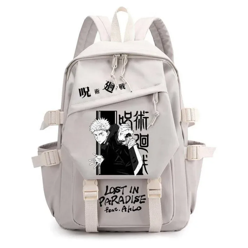 sac à dos anime jujutsu kaimmense pour hommes et femmes, cartable pour adolescents, sacs pour ordinateur portable gojo satoru, cartable d'extérieur à la mode