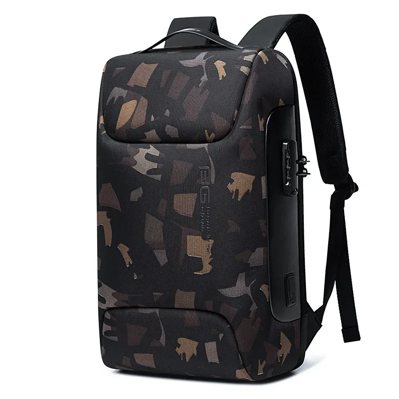 bange-sac à dos anti-voleur pour ordinateur portable 15.6 ", sac à dos multifonctionnel, étanche pour les entreprises lancées par bange