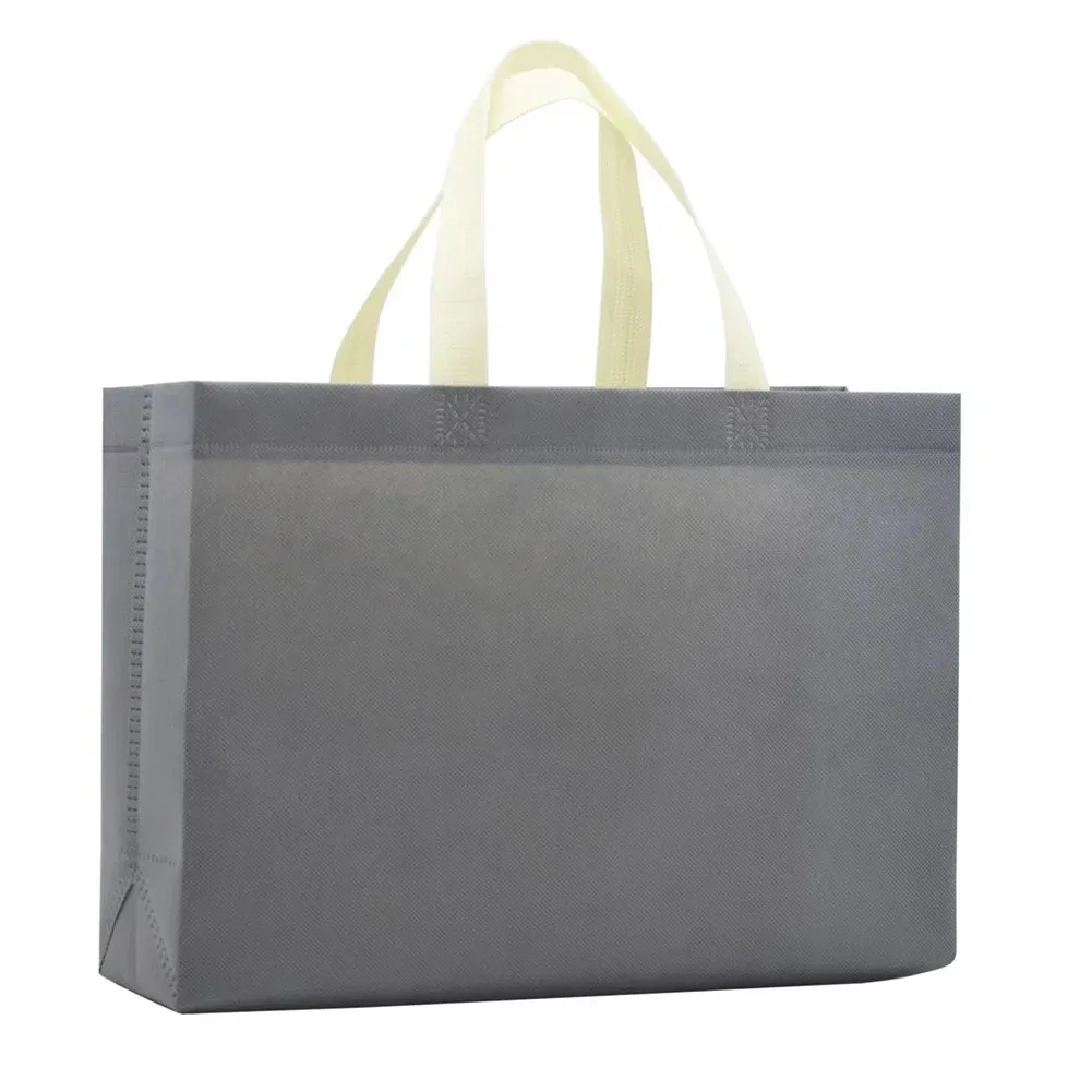 sac de courses pliable pour femmes, grand sac à bandoulière écologique réutilisable en tissu non tissé unisexe, fourre-tout en tissu d'épicerie, pochette