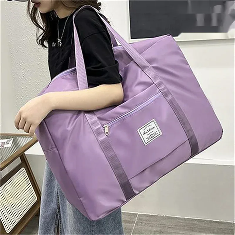 sacs de voyage pliables de grande capacité, sac à main étanche, sac de voyage, sac de sport, sac de yoga, sac de rangement à bandoulière pour femmes et hommes