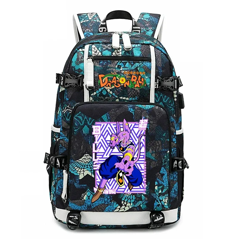 sac à dos imprimé dragon ball z pour étudiants, grande capacité, sac à dos décontracté pour enfants, adolescents, voyages scolaires